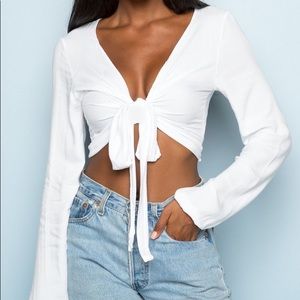 BRANDY MELVILLE Coco Wrap Top